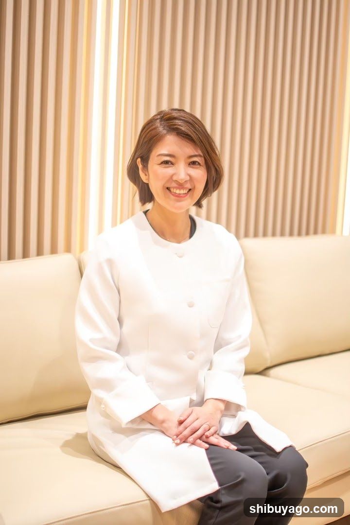 Professional Staff Member in White Coat