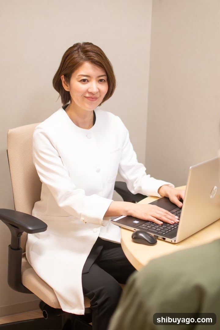 Woman at Desk with Laptop