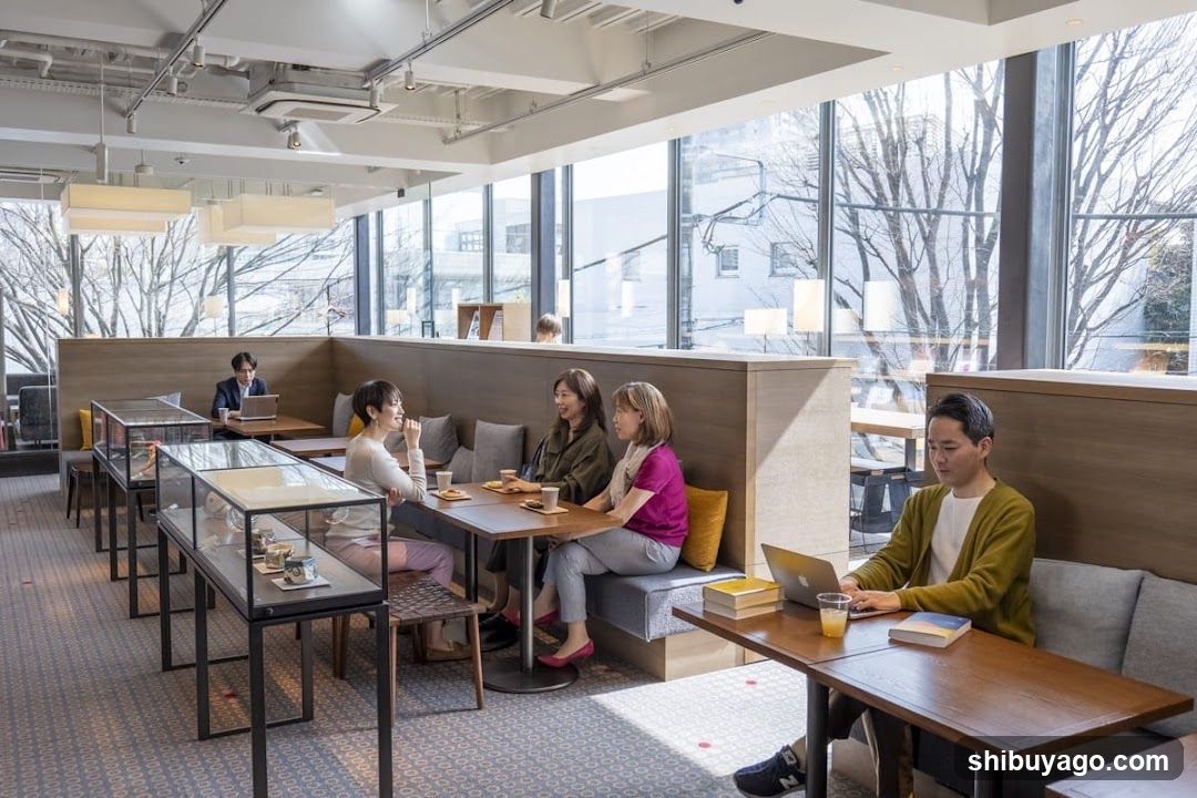 Cozy Cafe Interior with Natural Light