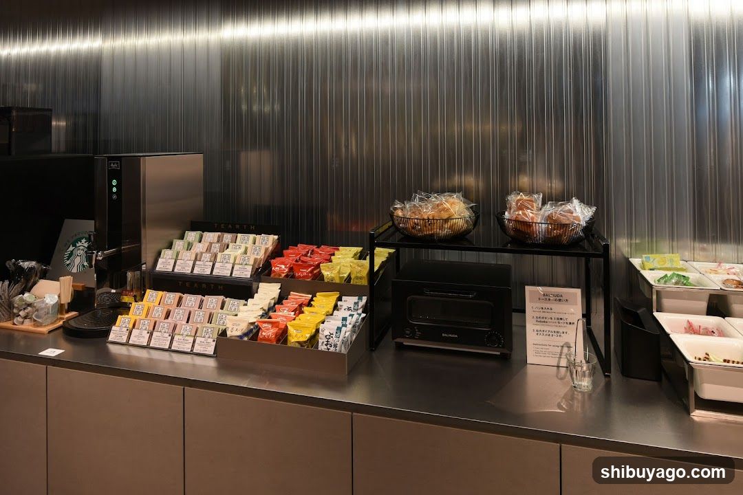 Coffee and Snack Buffet Area