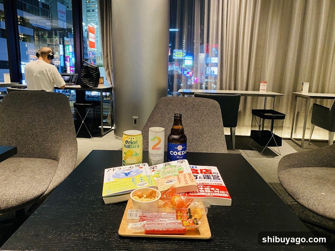 Evening Snack and Drinks Setup