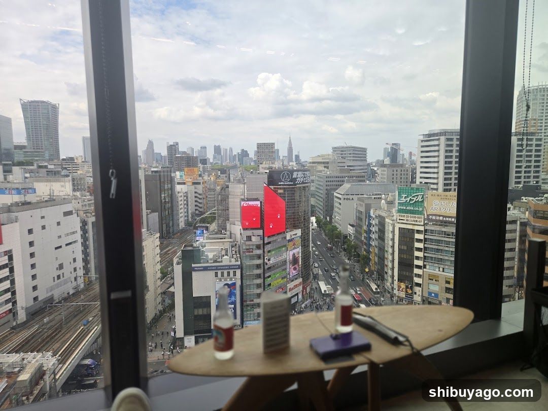Cityscape View from High Floor