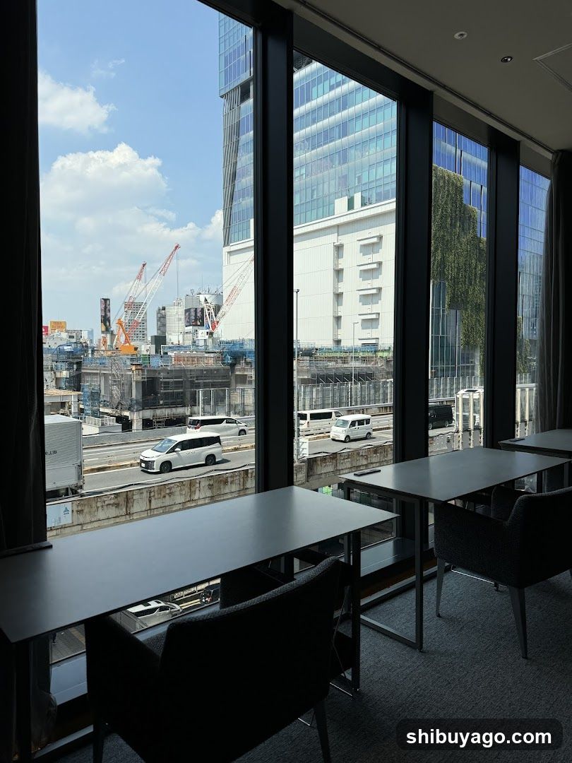 Office Interior with City View
