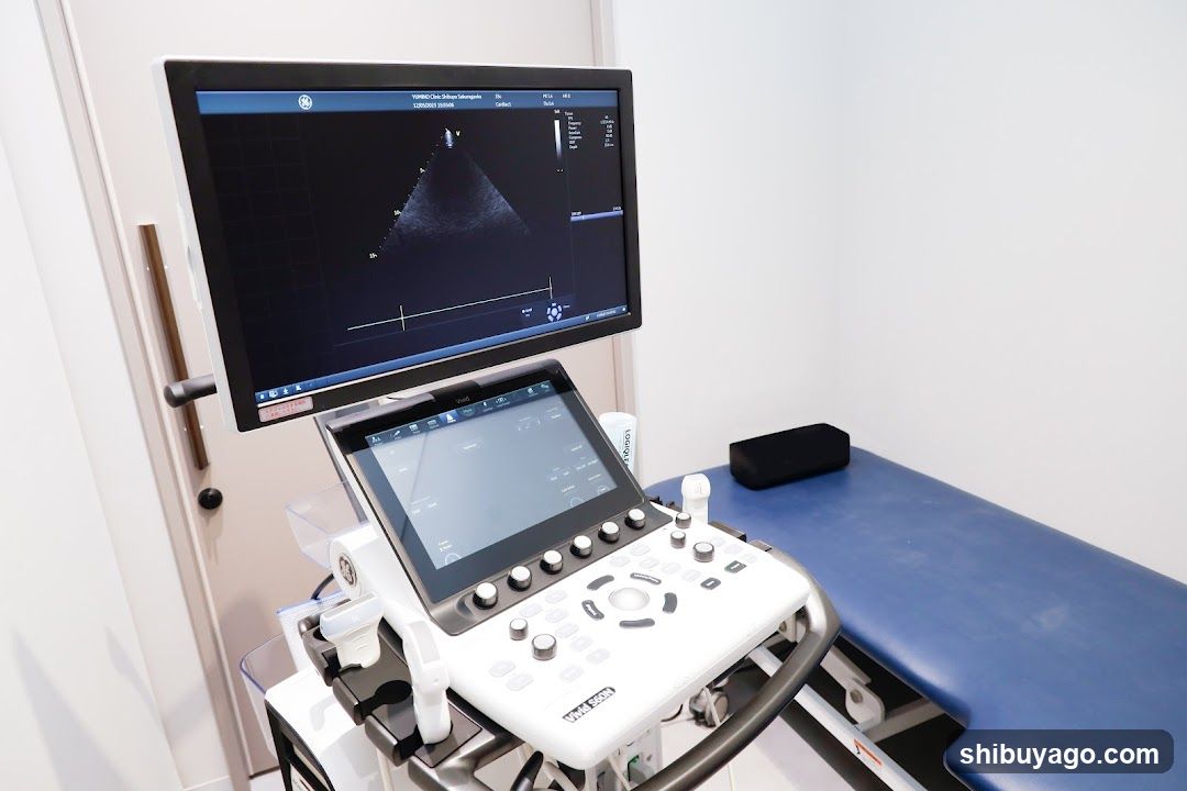 Medical Ultrasound Machine in Clinic Room