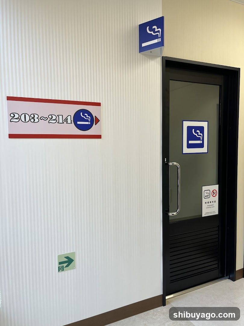 Smoking Area Entrance