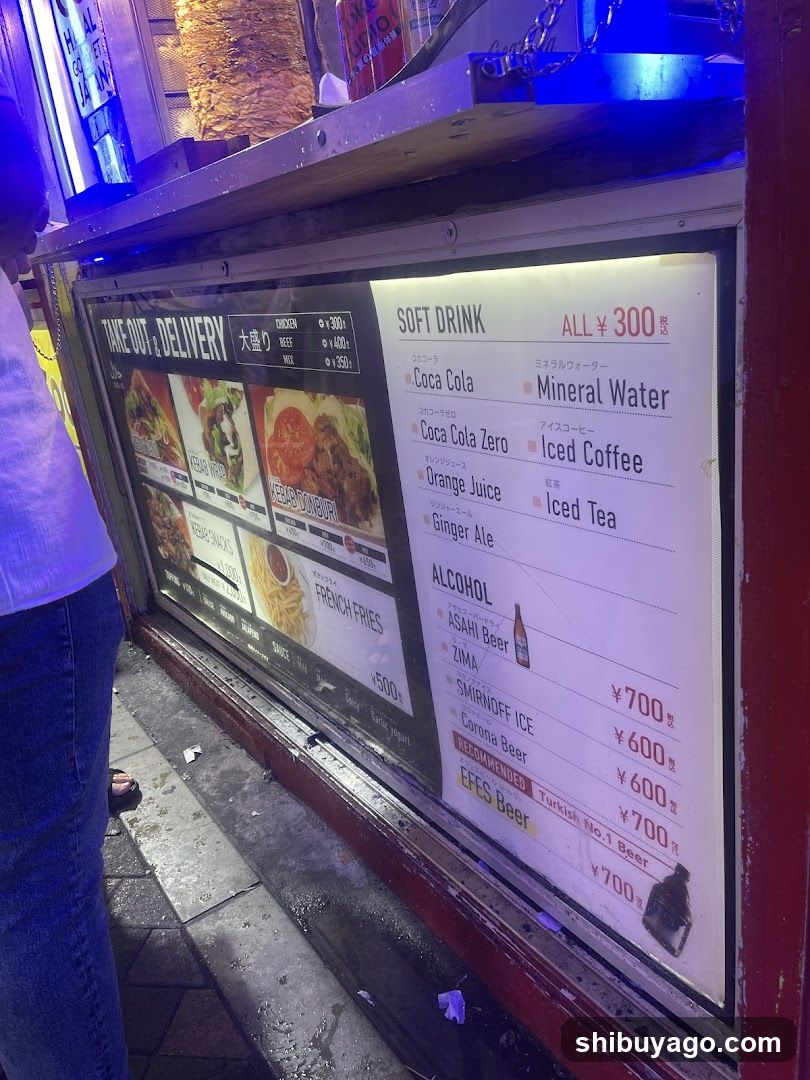 Restaurant Menu Board