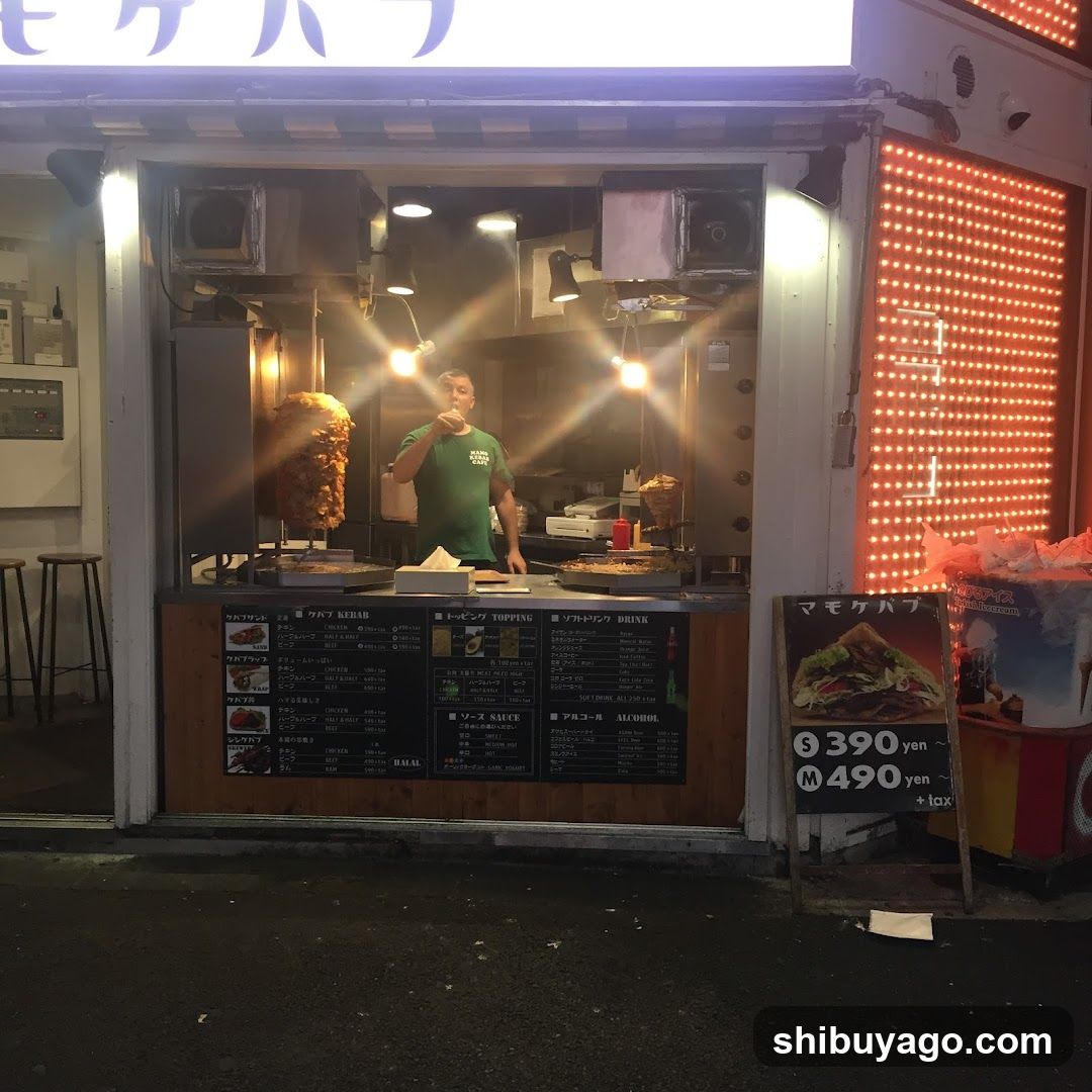 Korean BBQ Stall Exterior