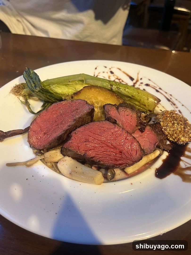 Sliced Steak with Vegetables