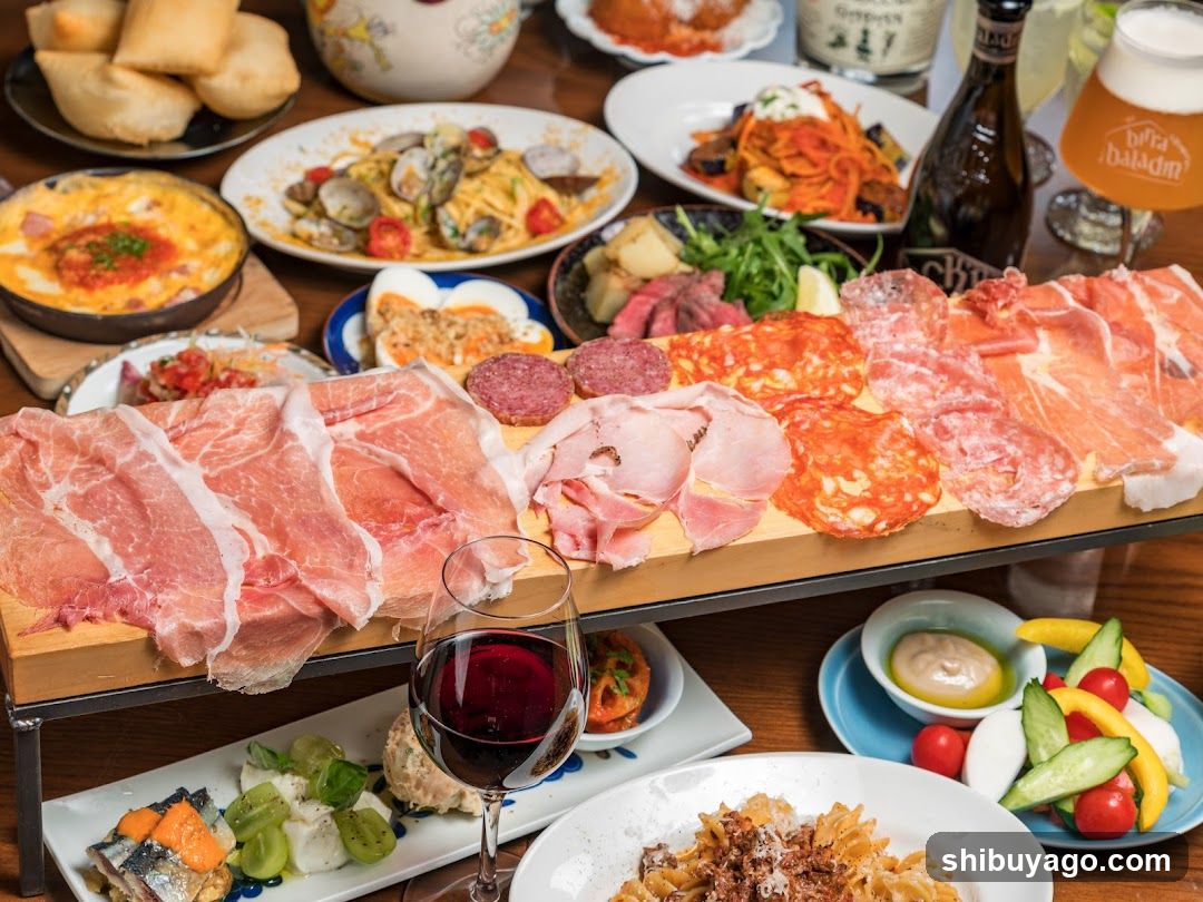 Charcuterie and Pasta Spread