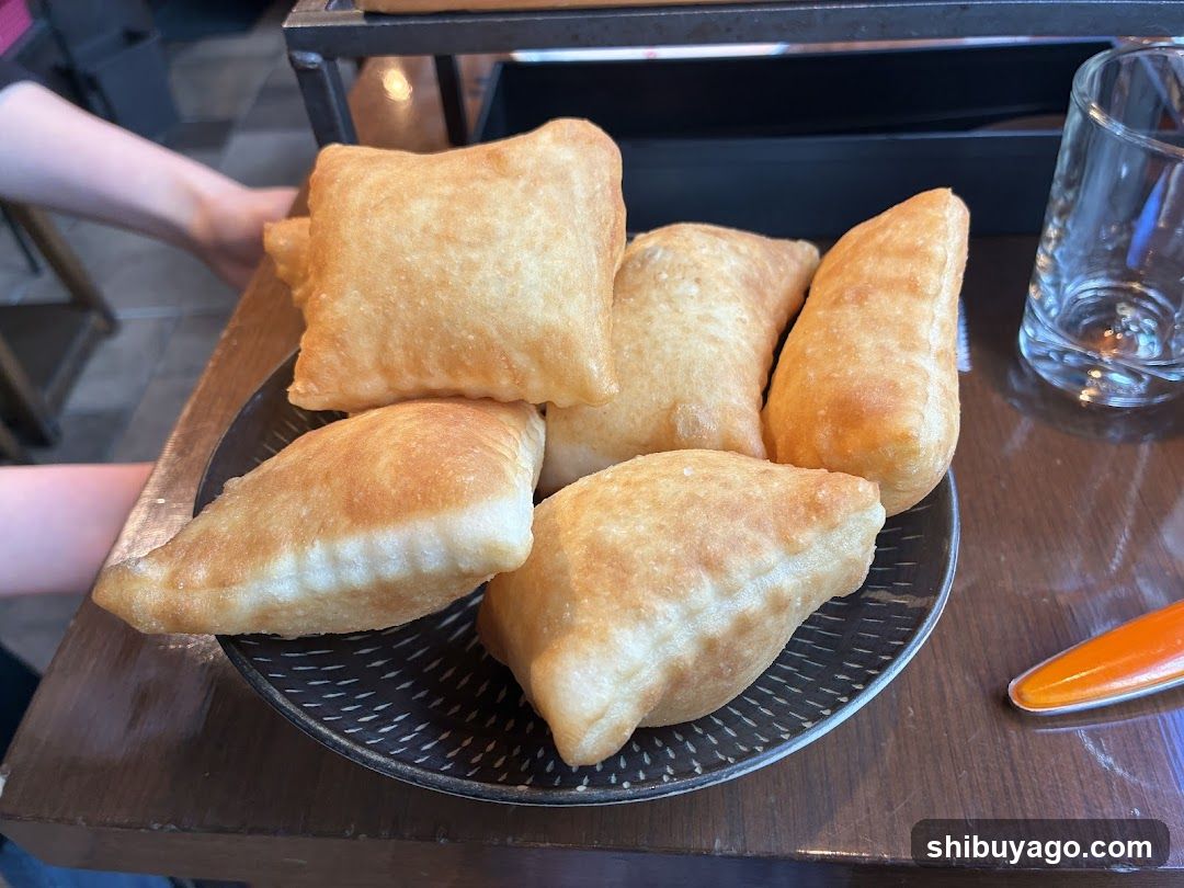 Fried Pastries on a Plate