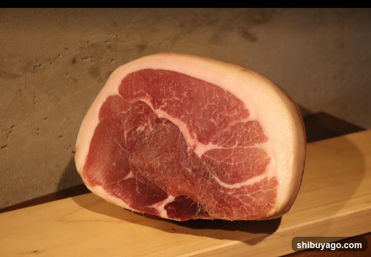 Raw Pork Cut on Wooden Board