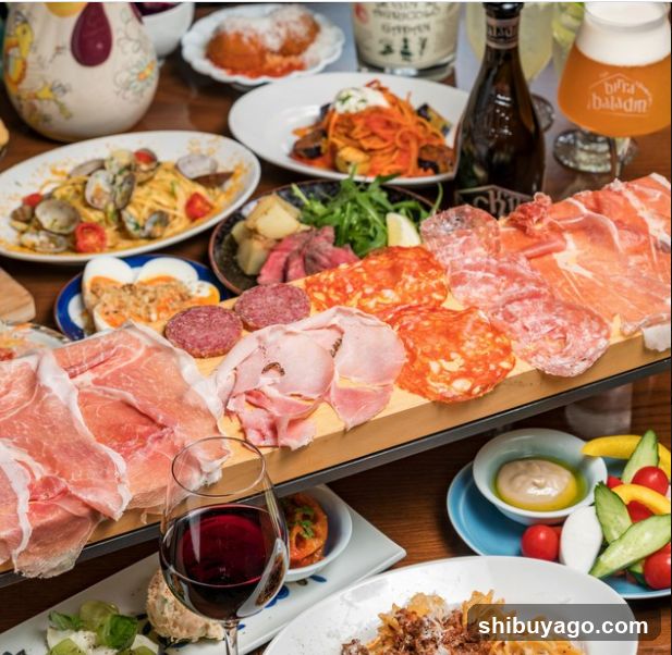 Charcuterie and Pasta Spread