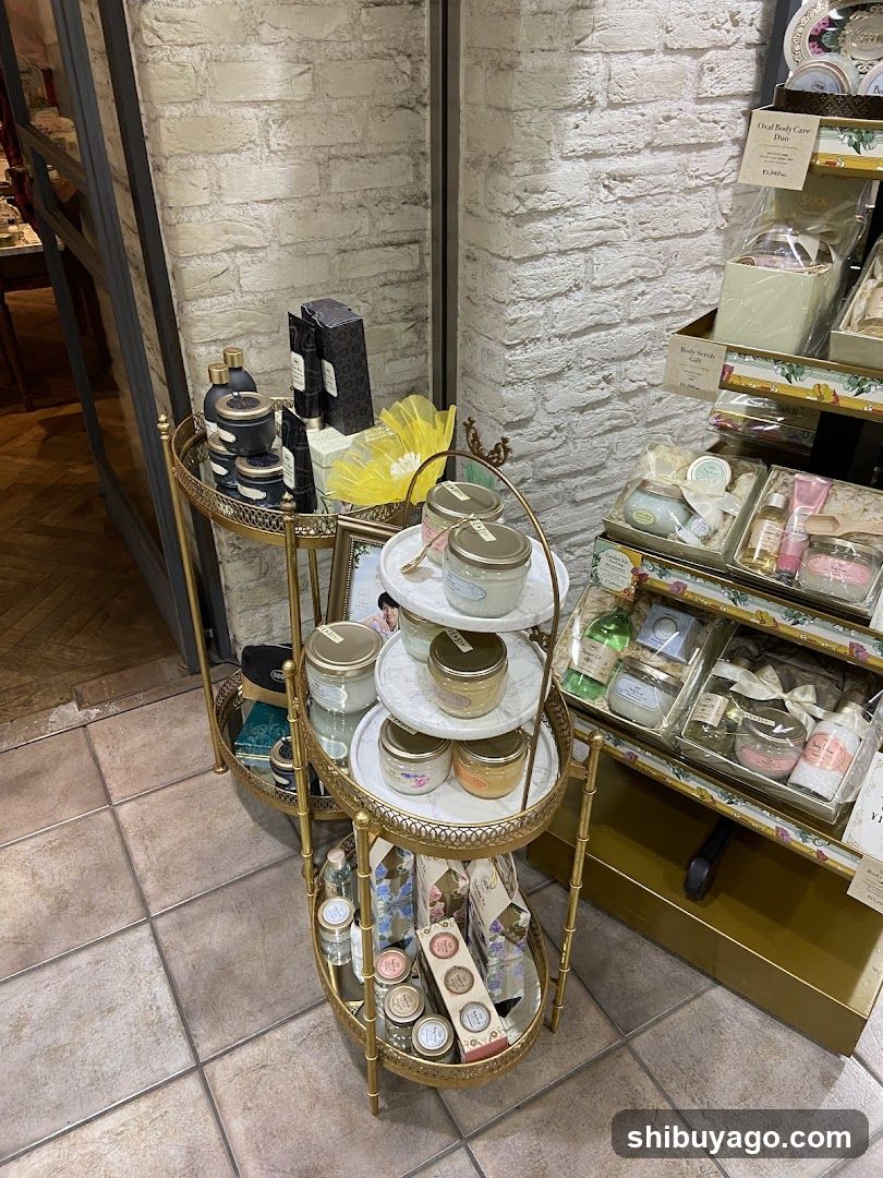 Bath and Body Care Products Display