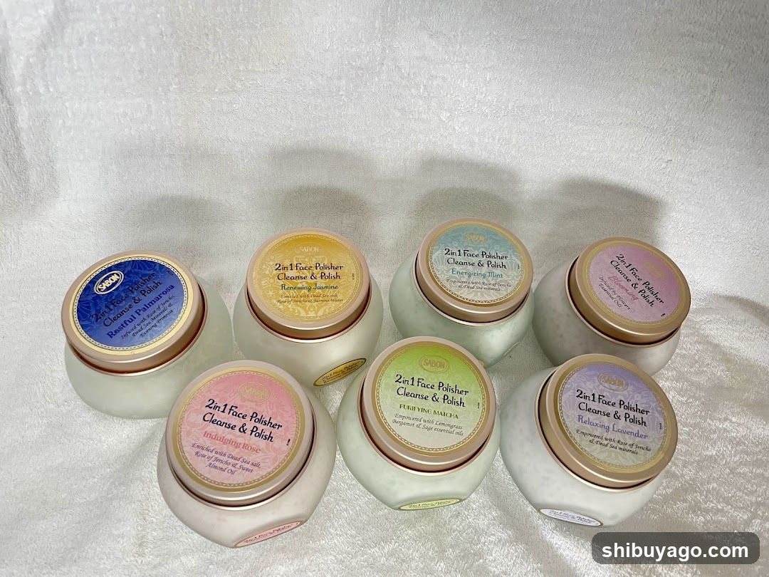 Face Polish Jars Collection