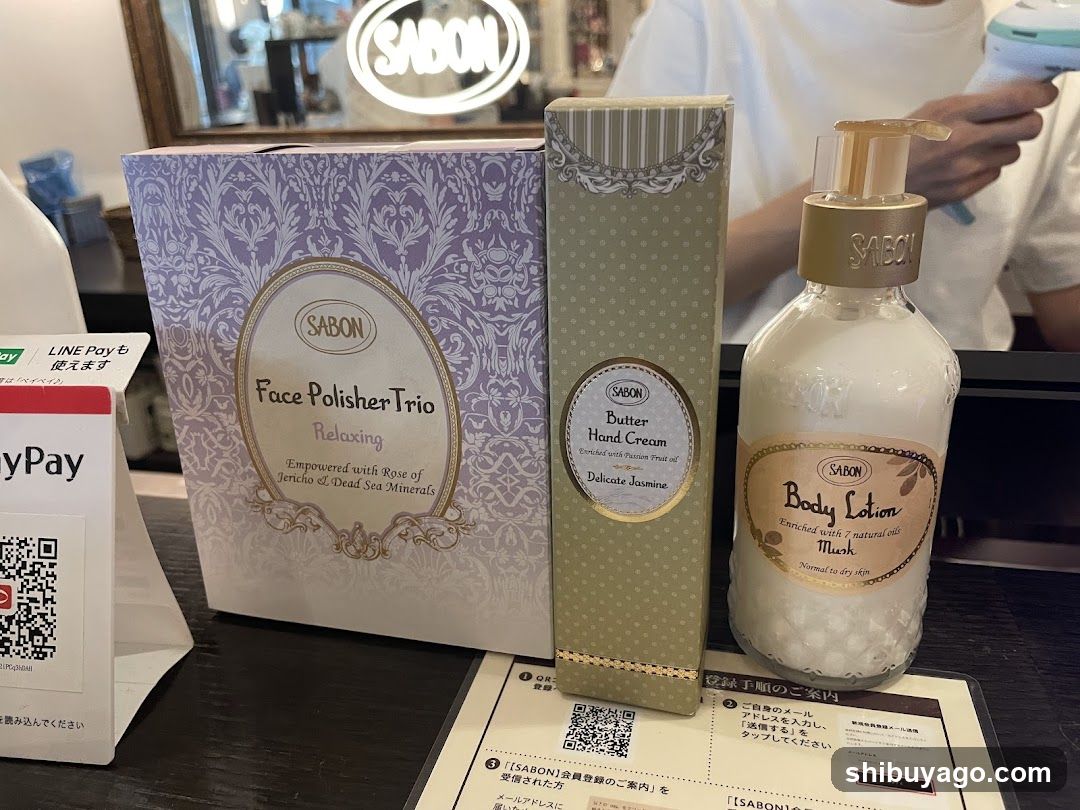 SABON Product Display