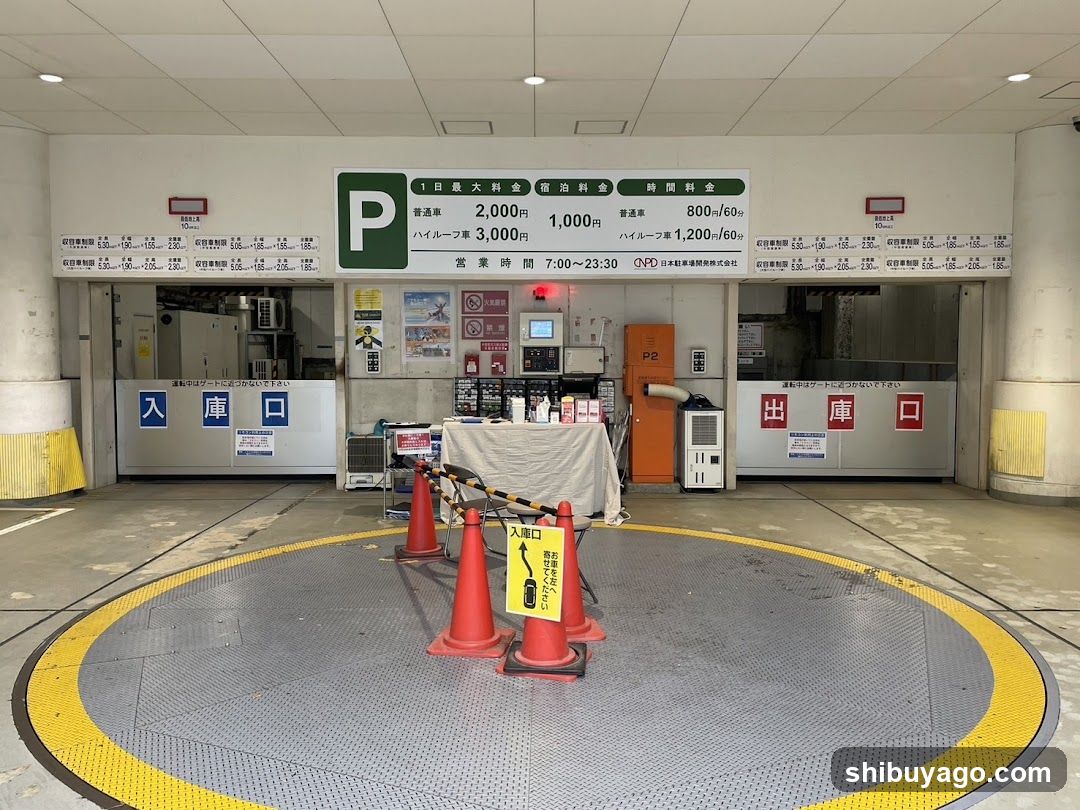 Parking Entrance Area