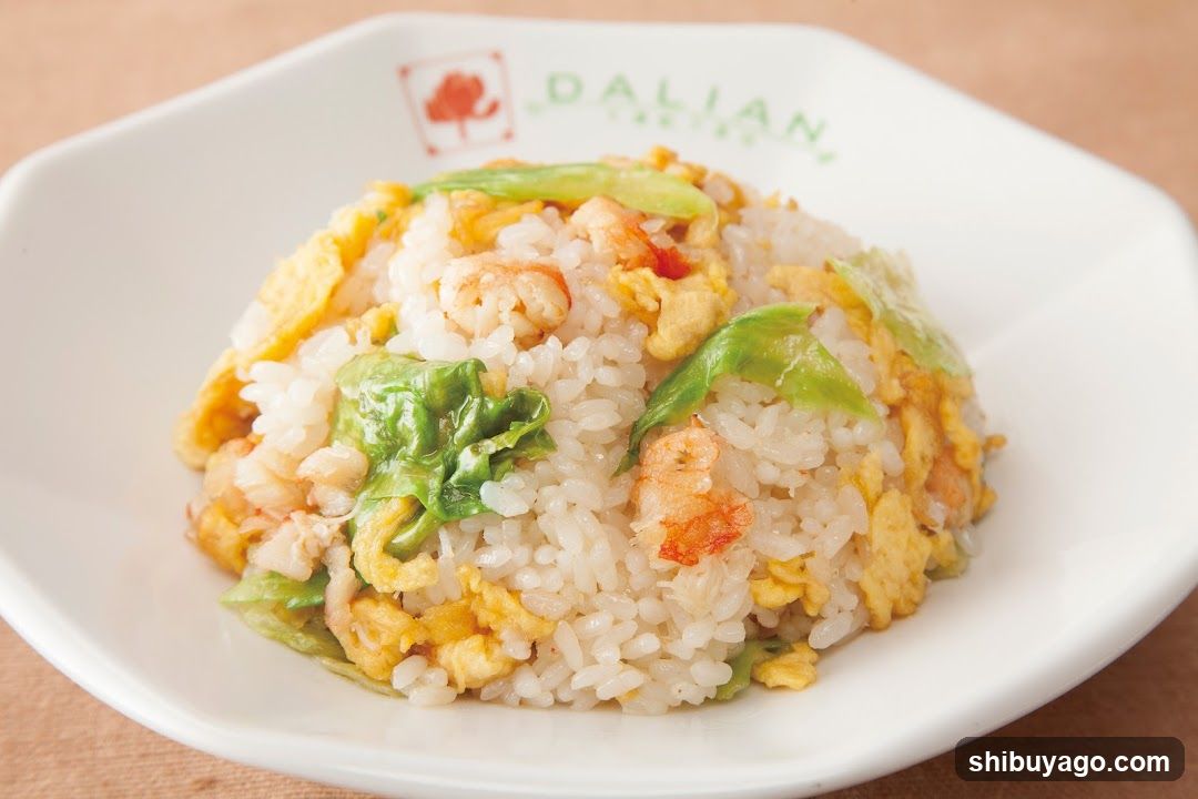 Shrimp Fried Rice with Egg and Greens