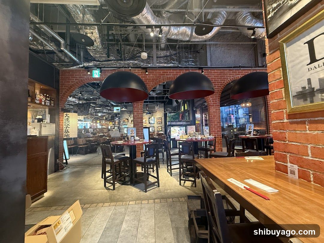 Restaurant Interior with Industrial Design