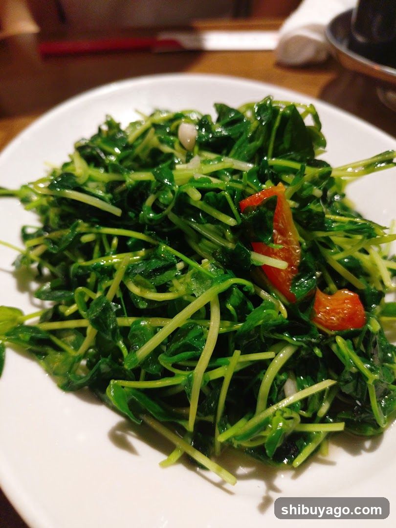 Stir-fried Water Spinach with Chili