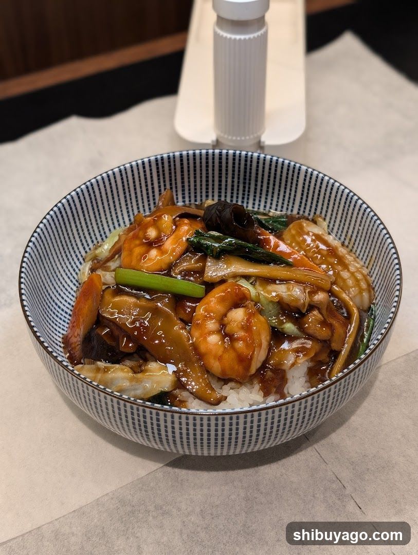 Stir-fried Seafood Rice Bowl