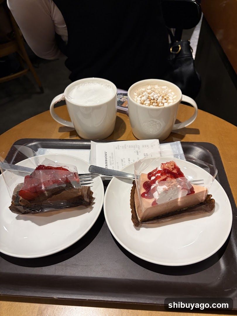 Starbucks Dessert and Coffee