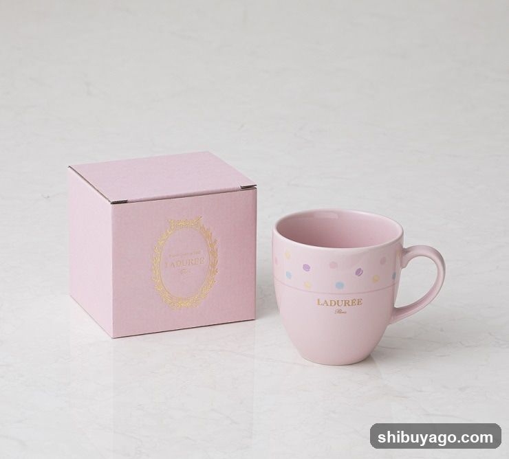 Ladurée Pink Mug and Box