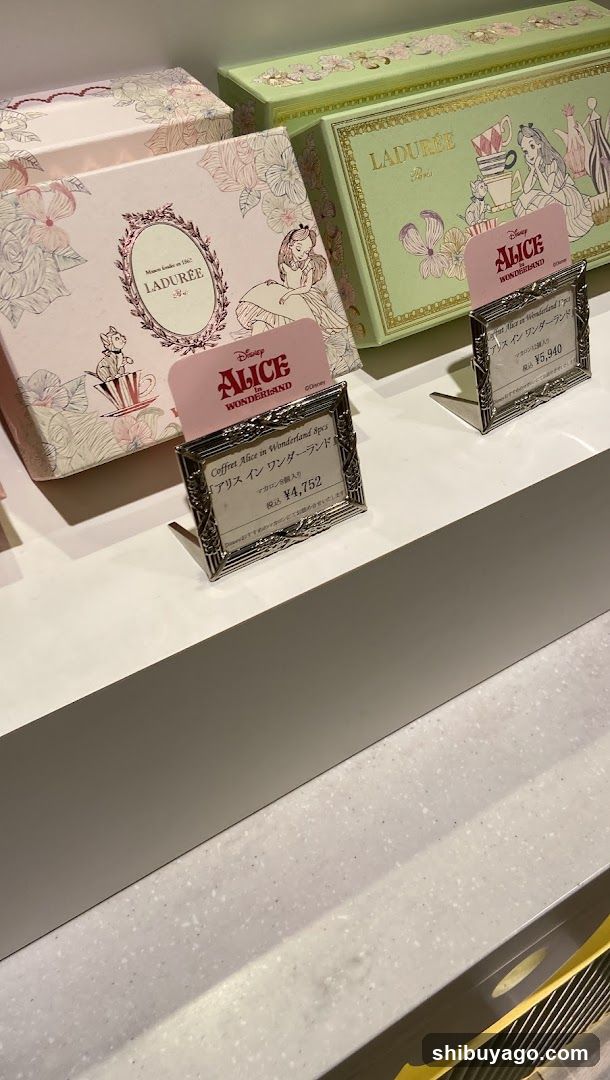 Ladurée Alice Wonderland Display
