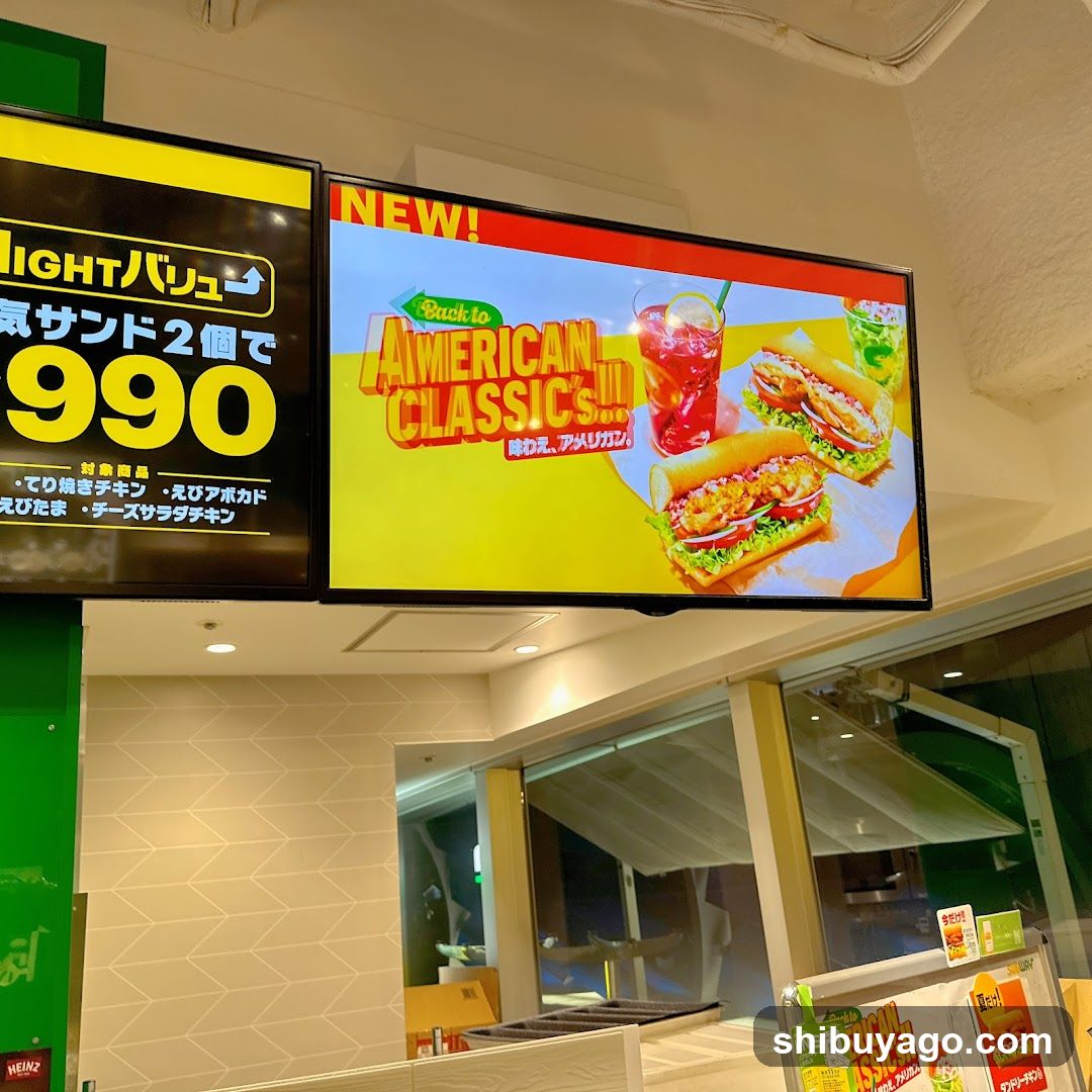Food Court Digital Signage Display