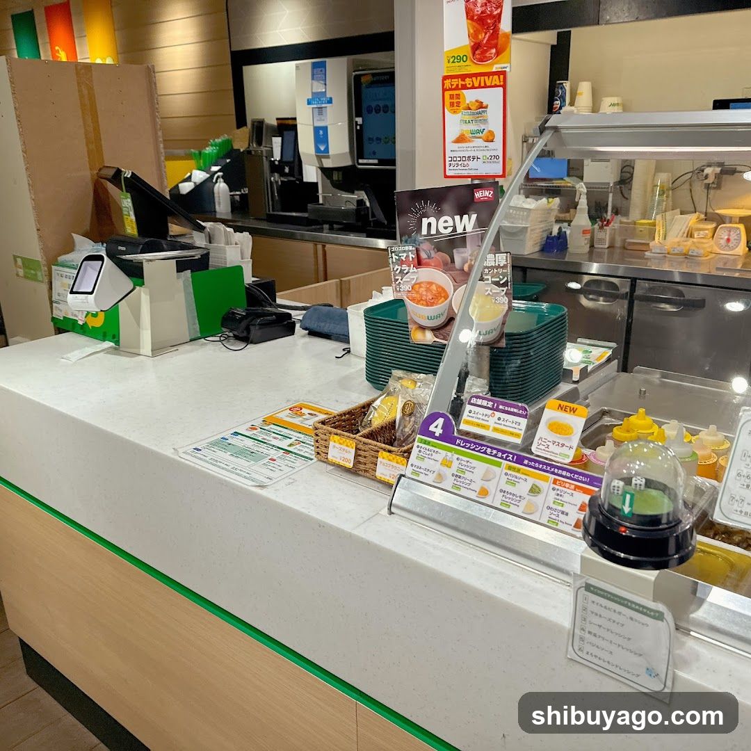 Convenience Store Counter Interior