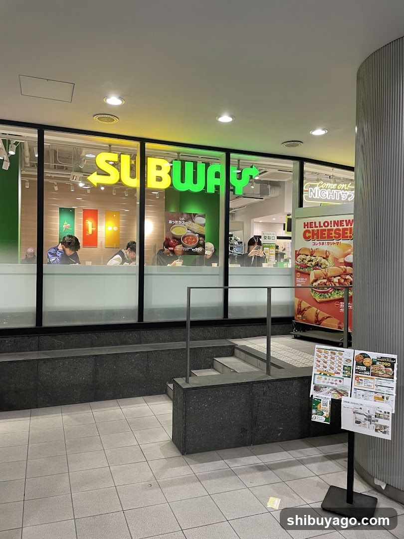 Subway Store Interior View