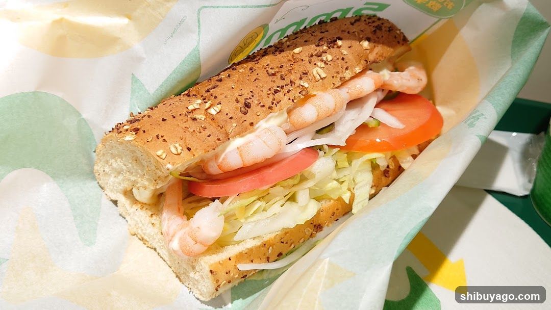 Shrimp Sub Sandwich