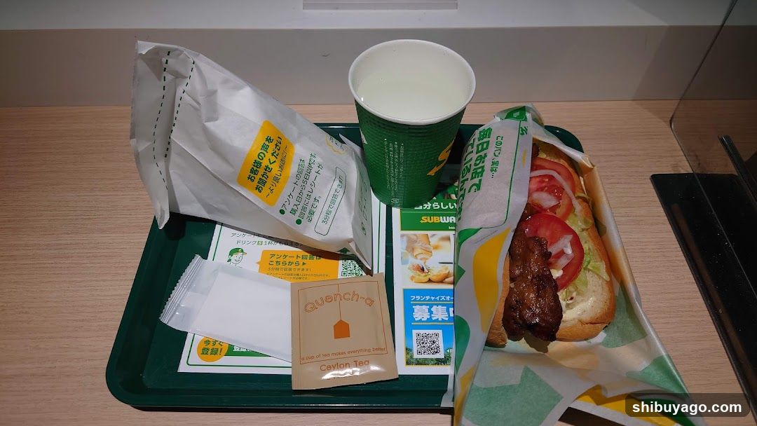 Subway Lunch Tray