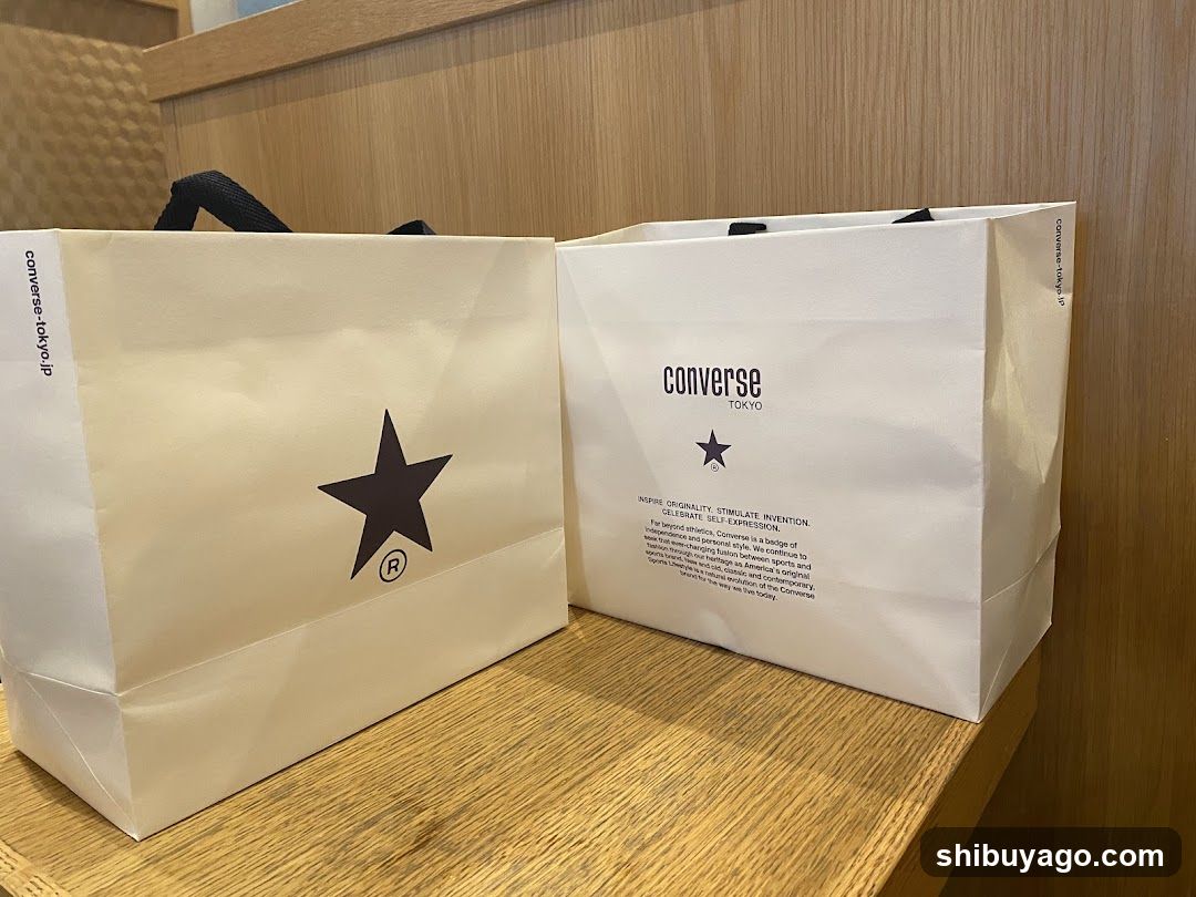 Converse Tokyo Shopping Bags