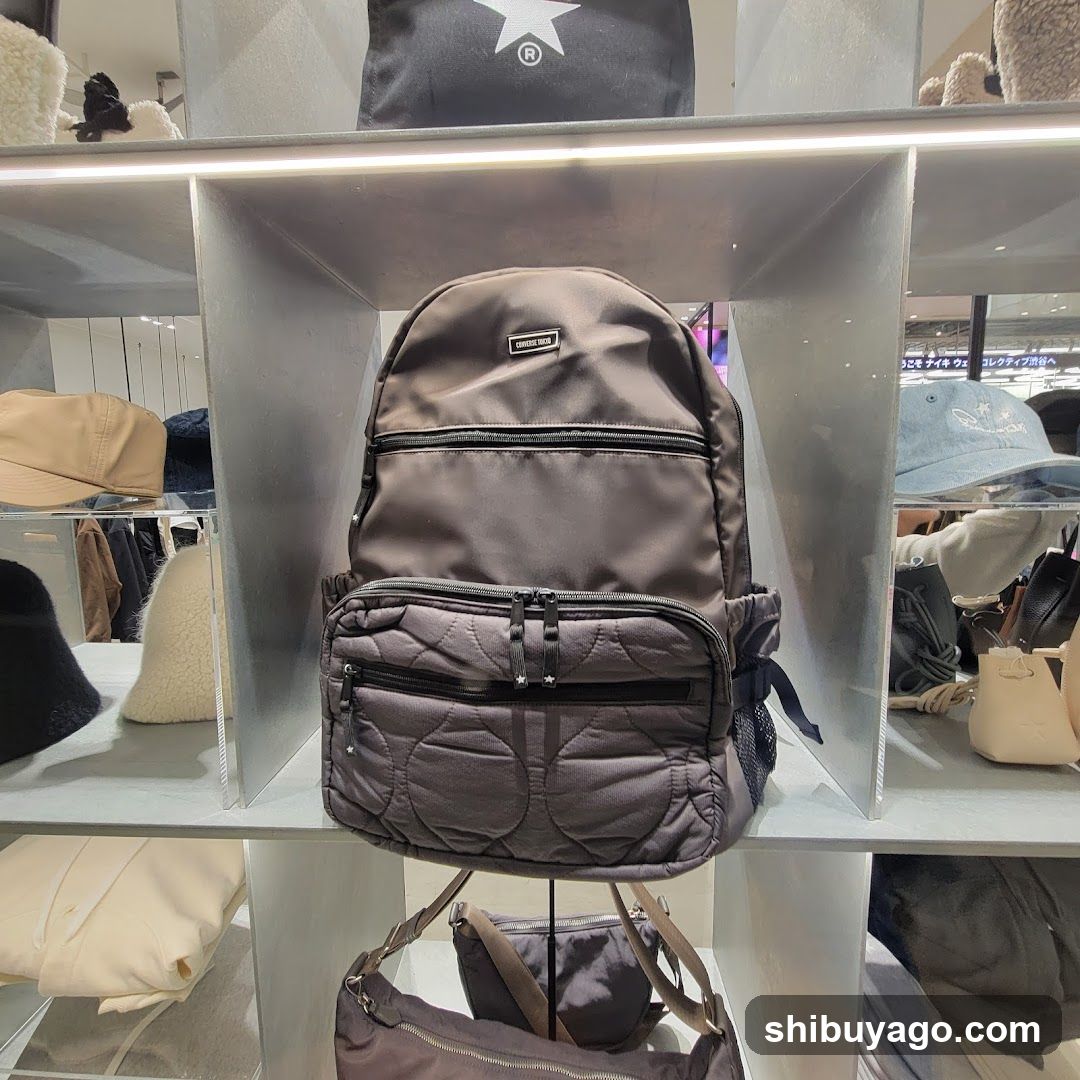 Backpack Display in Store