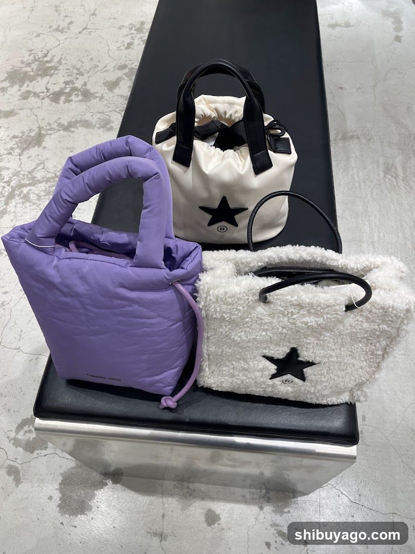 Three Bags on a Bench