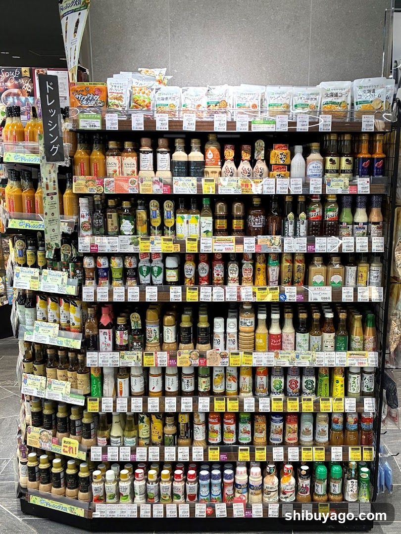 Dressing and Sauce Display