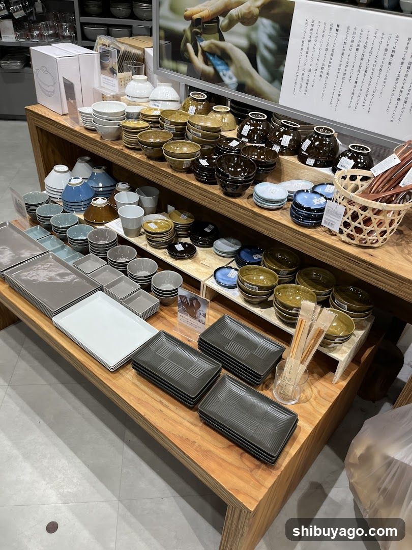 Ceramic Tableware Display