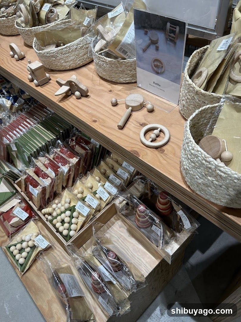 Wooden Toys and Crafts Display