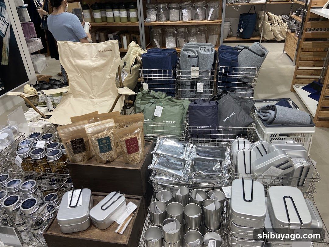 Interior of a home goods store