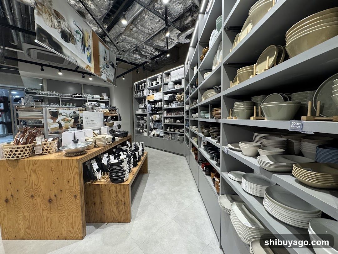 Diningware Store Interior
