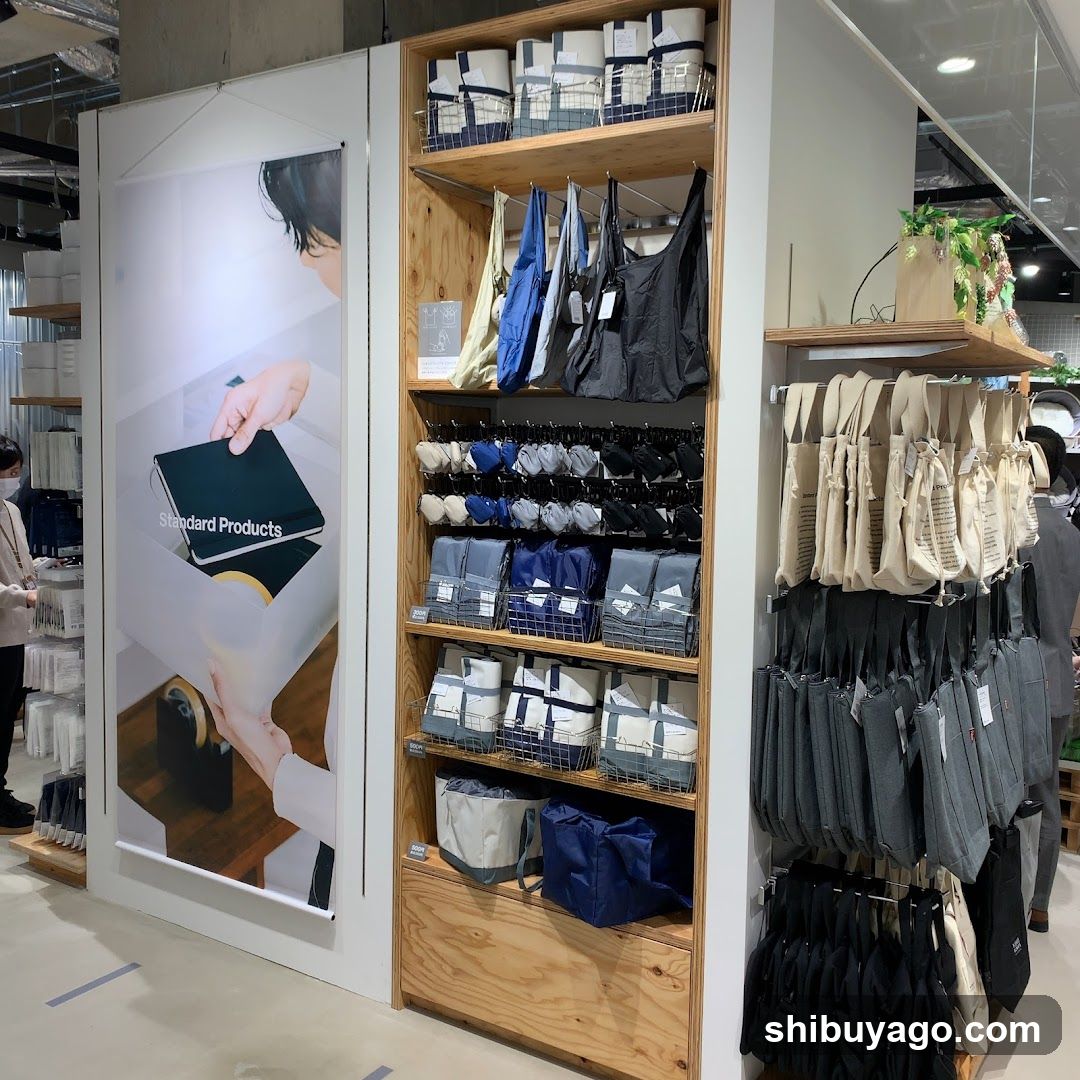 Interior of a minimalist retail store