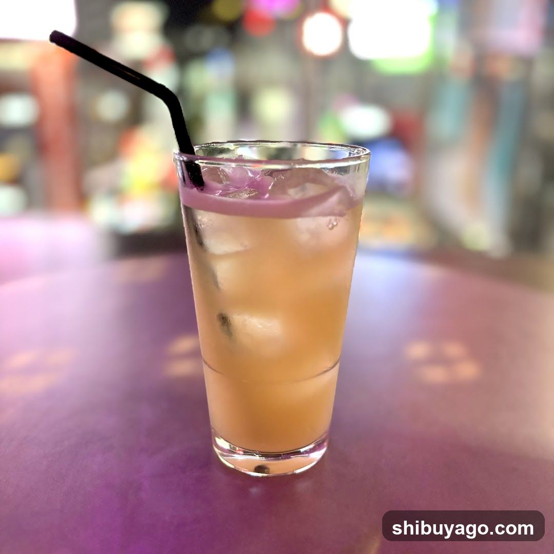 Iced Drink with Straw