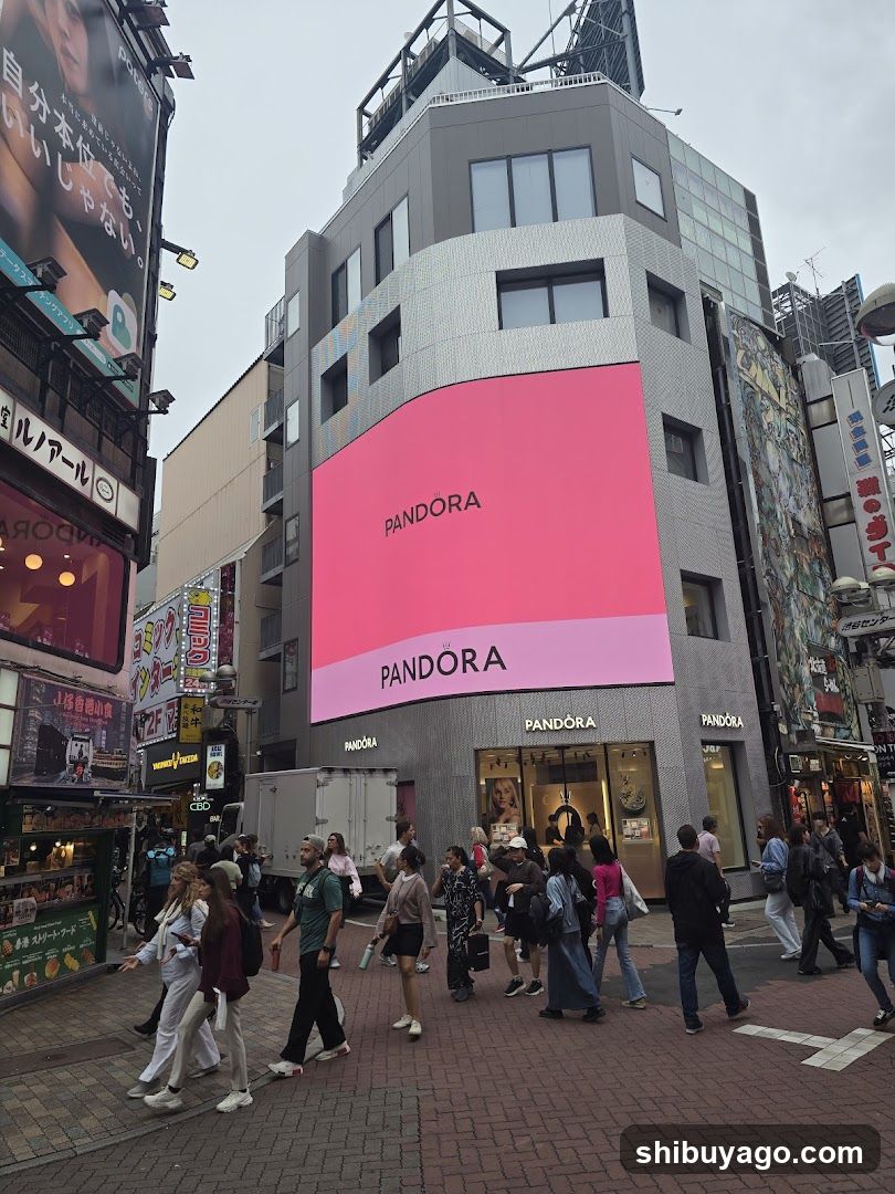 Pandora Store Exterior in Japan