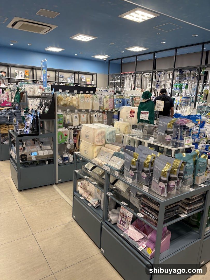 Interior of a retail store