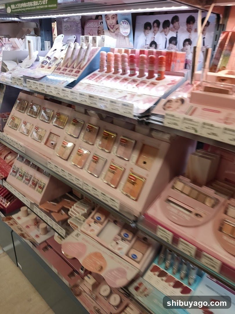 Cosmetics Display Shelf