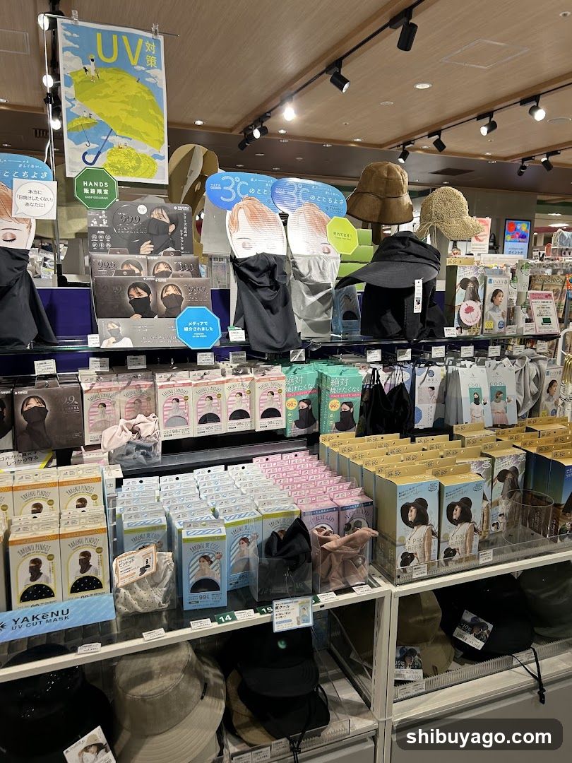 UV Protection Merchandise Display