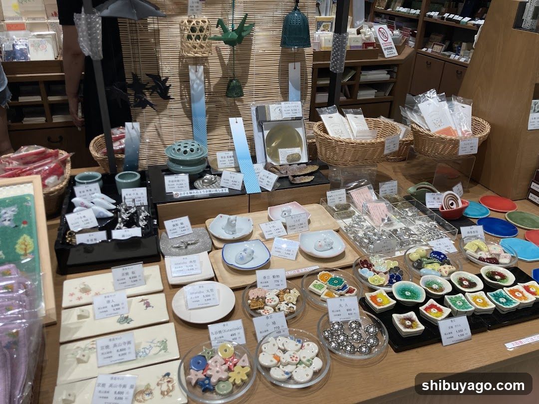 Japanese Craft Shop Interior Display