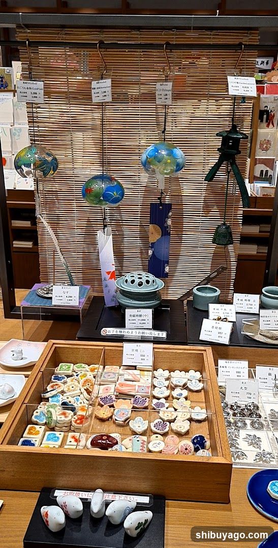 Japanese Craft Shop Interior Display