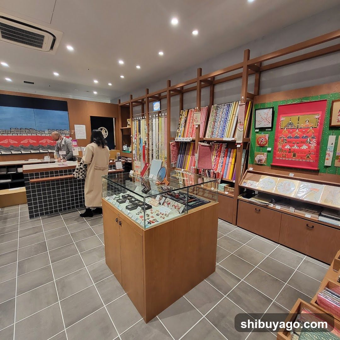 Interior of a traditional Japanese shop