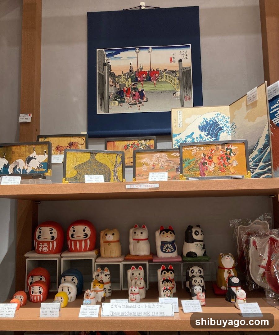 Japanese Folk Art and Merchandise Display